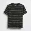 Camiseta infantil de rayas de corte holgado