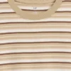 Camiseta infantil de rayas de corte holgado