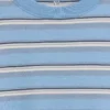 Camiseta infantil de rayas de corte holgado