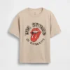 Camiseta infantil holgada con diseño gráfico