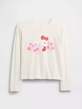 Camiseta infantil oversize con diseño de Hello Kitty