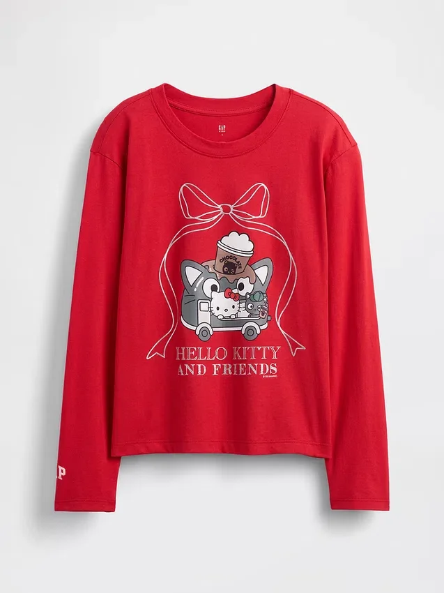 Camiseta infantil oversize con diseño gráfico