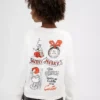 Camiseta infantil oversize con diseño gráfico