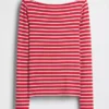 Camiseta moderna con cuello de barco