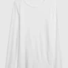 Camiseta moderna de cuello redondo