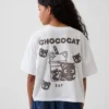 Camiseta oversize de corte cuadrado de Hello Kitty para niños