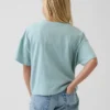 Camiseta oversize de corte cuadrado para niños