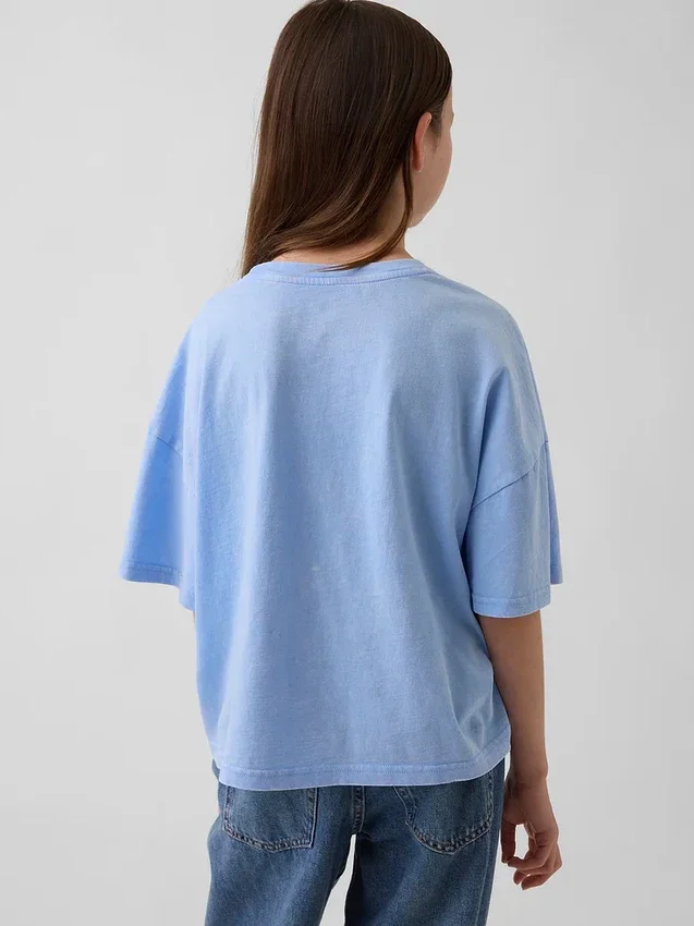 Camiseta oversize de corte cuadrado para niños de Sanrio