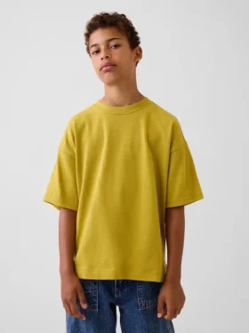 Camiseta oversize de peso pesado para niños