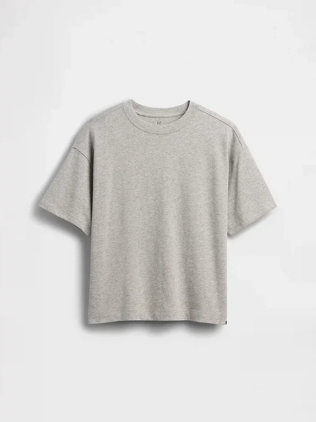 Camiseta oversize de peso pesado para niños