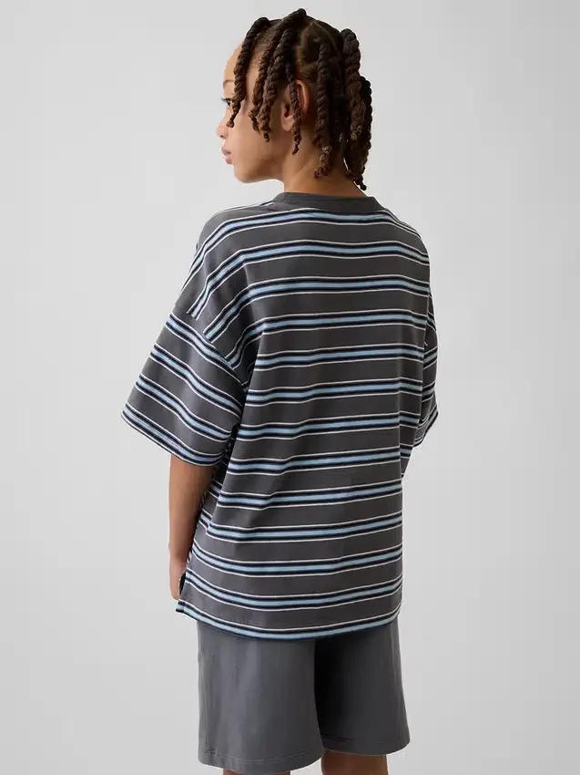 Camiseta oversize de peso pesado para niños