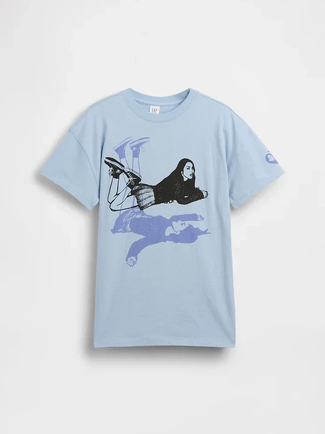 Camiseta oversize para niños con diseño de Olivia Rodrigo