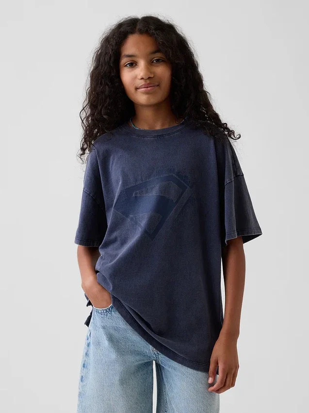 Camiseta oversize para niños «Supergirl»