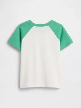 Camiseta raglán combinable para bebés y niños pequeños