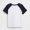Camiseta raglán combinable para bebés y niños pequeños