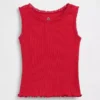 Camiseta sin mangas acanalada para bebés y niños