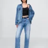 Camiseta sin mangas básica de punto tupido