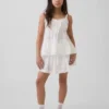 Camiseta sin mangas con ojales en capas para niños