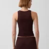 Camiseta sin mangas corta de jersey