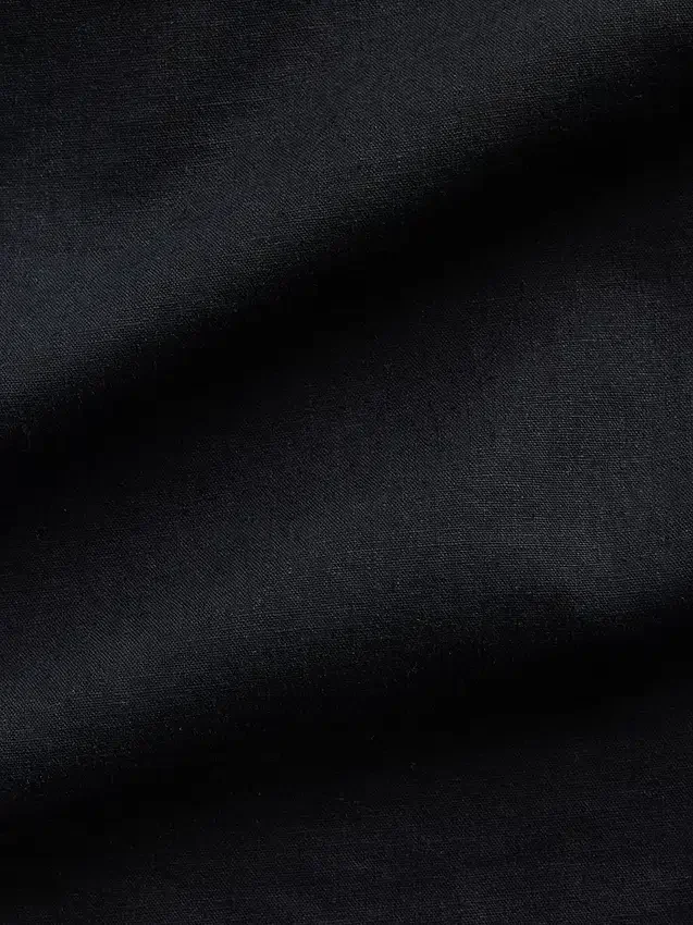 Camiseta sin mangas corta de mezcla de lino