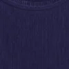 Camiseta sin mangas corta de punto pointelle
