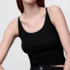 Camiseta sin mangas corta moderna