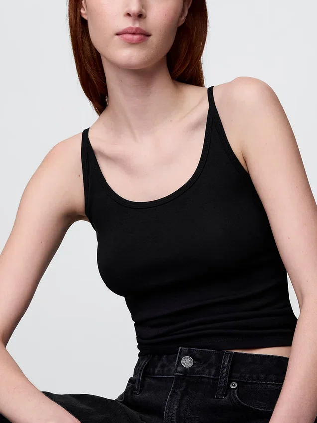 Camiseta sin mangas corta moderna