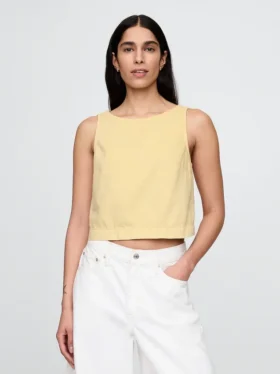 Camiseta sin mangas de denim ultrasuave