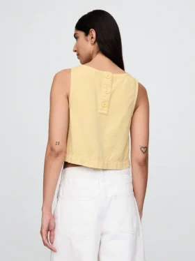Camiseta sin mangas de denim ultrasuave