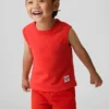 Camiseta sin mangas de felpa Vintagesoft para Bebé y Niño
