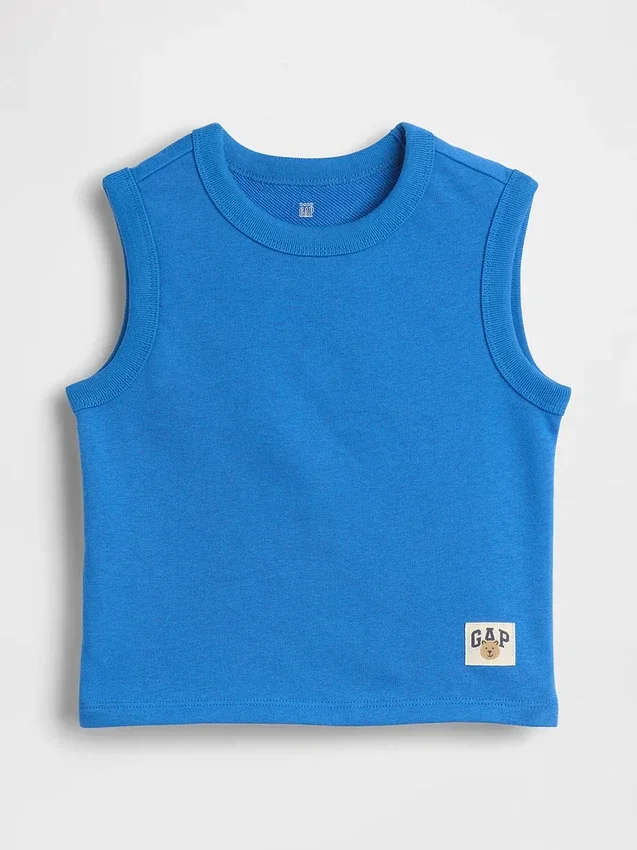 Camiseta sin mangas de felpa Vintagesoft para Bebé y Niño