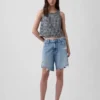Camiseta sin mangas de gasa de algodón estilo «racer»