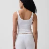 Camiseta sin mangas de pijama de modal acanalado, muy suave