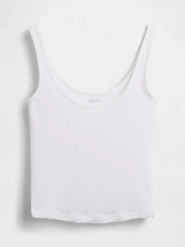 Camiseta sin mangas de pijama de modal acanalado, muy suave