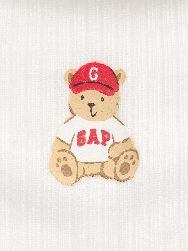 Camiseta sin mangas de pijama de punto acanalado reciclado para niños