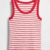 Camiseta sin mangas de punto acanalado para niños