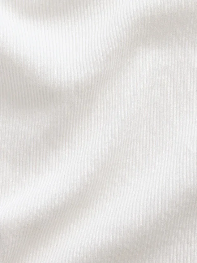 Camiseta sin mangas de punto acanalado para niños