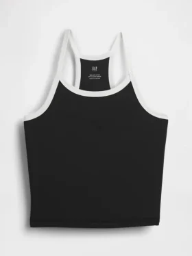 Camiseta sin mangas deportiva con espalda nadadora para niños
