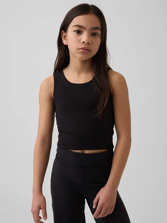 Camiseta sin mangas encogida para niños