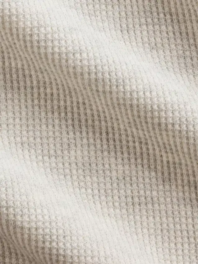 Camiseta sin mangas para niños con ribete de encaje y tejido tipo waffle