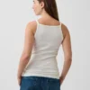 Camiseta sin mangas premamá con cuello delantal