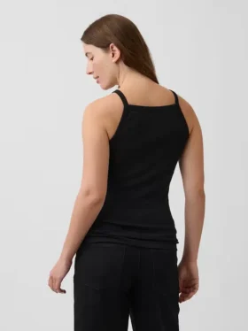 Camiseta sin mangas premamá con cuello delantal