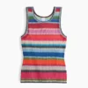 Camiseta sin mangas transparente «Happy Stripe» de Gapstudio