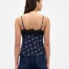 Camisola con ribete de encaje