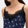 Camisola con ribete de encaje