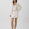 Cardigan con cremallera de punto trenzado 100 % algodón