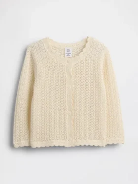 Cardigan de ganchillo para bebé