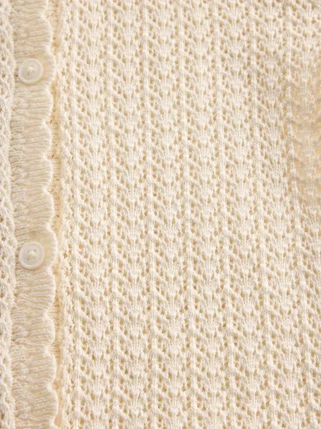 Cardigan de ganchillo para bebé