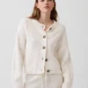 Cardigan oversize CashSoft con punto Shaker