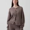 Cardigan oversize de punto grueso CashSoft